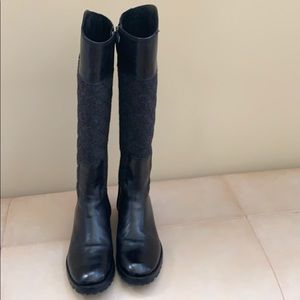 Tory Burch black tall boots.  Women’s 7m